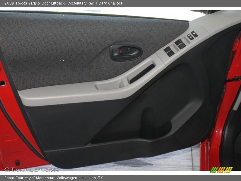 Absolutely Red / Dark Charcoal 2009 Toyota Yaris 5 Door Liftback