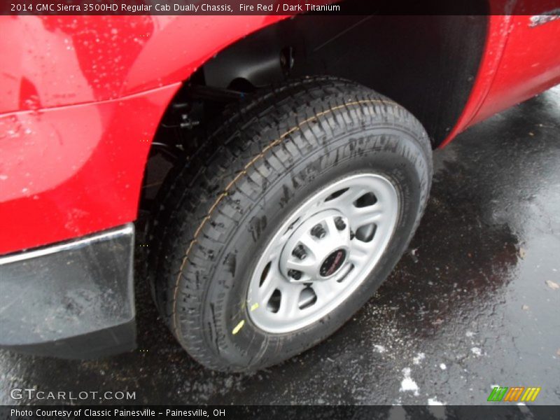 Fire Red / Dark Titanium 2014 GMC Sierra 3500HD Regular Cab Dually Chassis