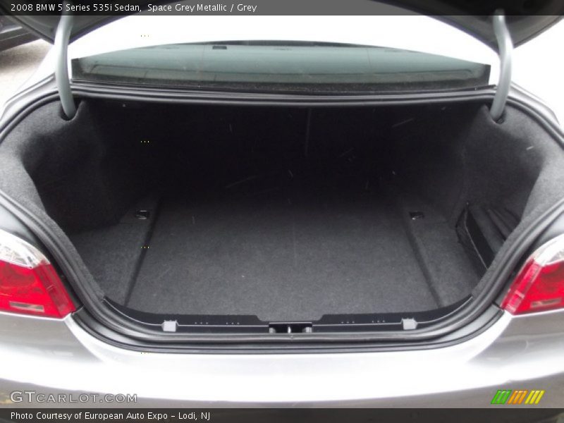 Space Grey Metallic / Grey 2008 BMW 5 Series 535i Sedan