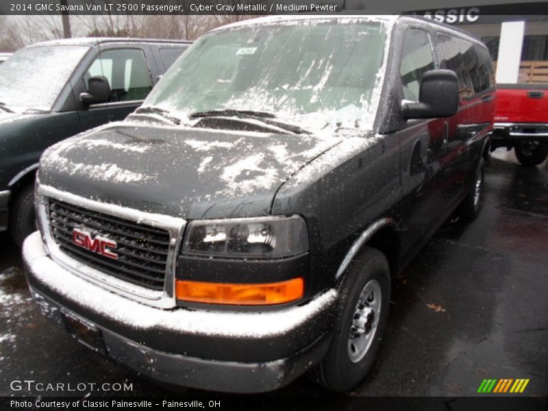 Cyber Gray Metallic / Medium Pewter 2014 GMC Savana Van LT 2500 Passenger