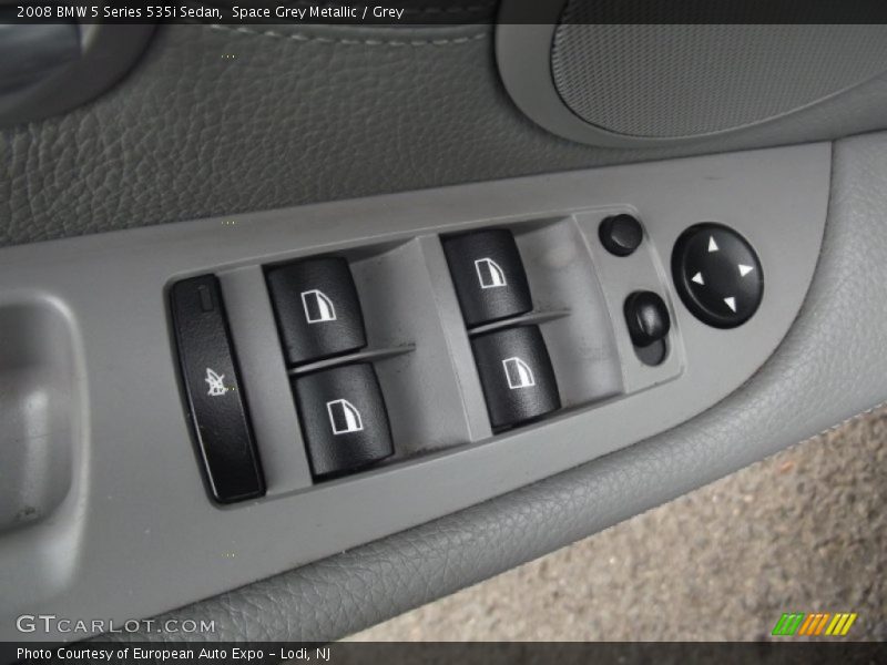 Space Grey Metallic / Grey 2008 BMW 5 Series 535i Sedan
