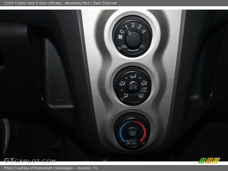 Absolutely Red / Dark Charcoal 2009 Toyota Yaris 5 Door Liftback