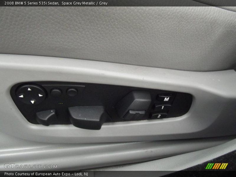 Space Grey Metallic / Grey 2008 BMW 5 Series 535i Sedan