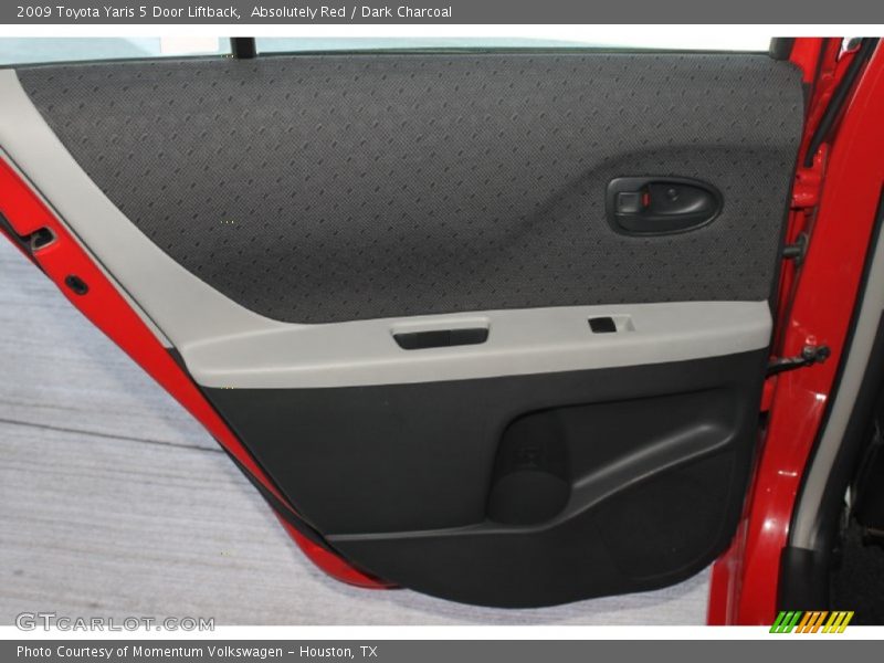 Absolutely Red / Dark Charcoal 2009 Toyota Yaris 5 Door Liftback