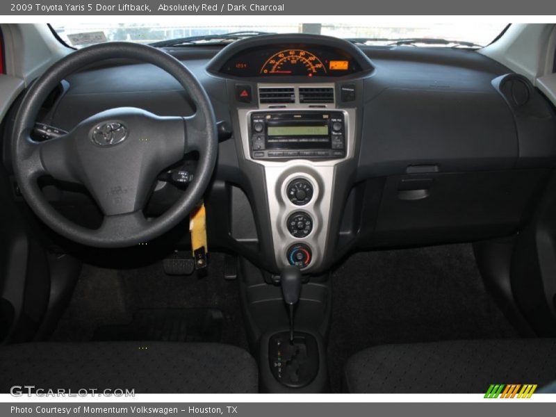 Absolutely Red / Dark Charcoal 2009 Toyota Yaris 5 Door Liftback