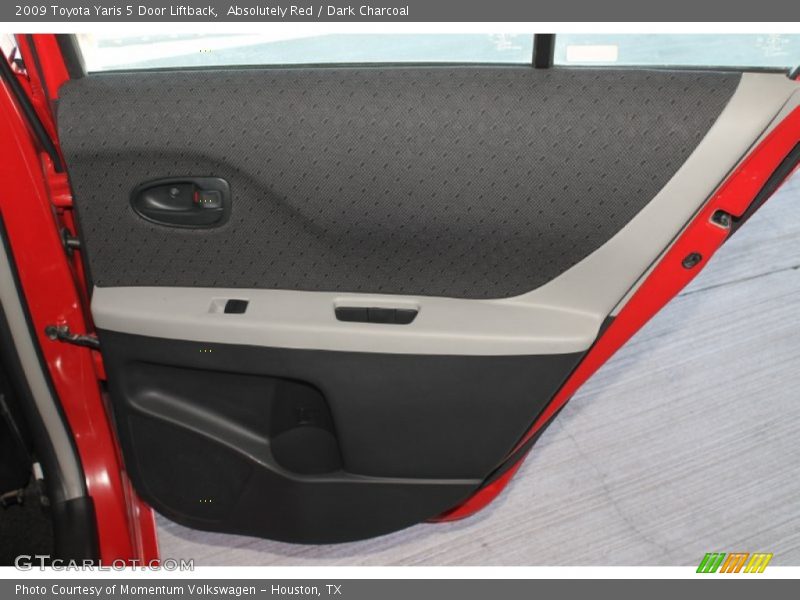 Absolutely Red / Dark Charcoal 2009 Toyota Yaris 5 Door Liftback