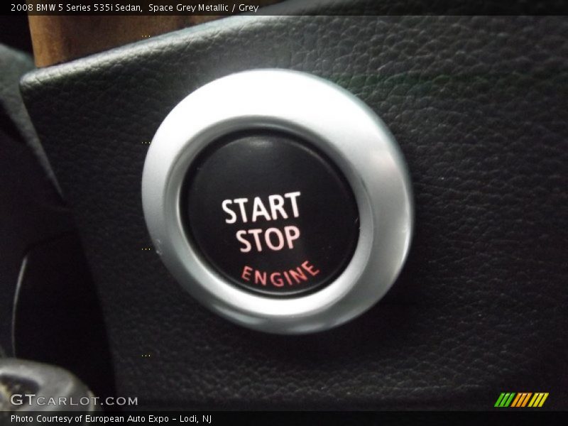 Space Grey Metallic / Grey 2008 BMW 5 Series 535i Sedan