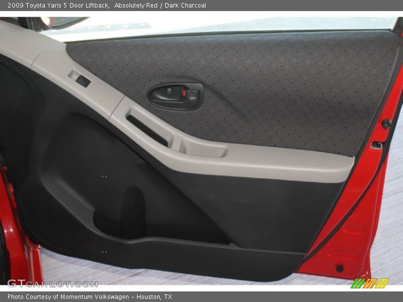 Absolutely Red / Dark Charcoal 2009 Toyota Yaris 5 Door Liftback
