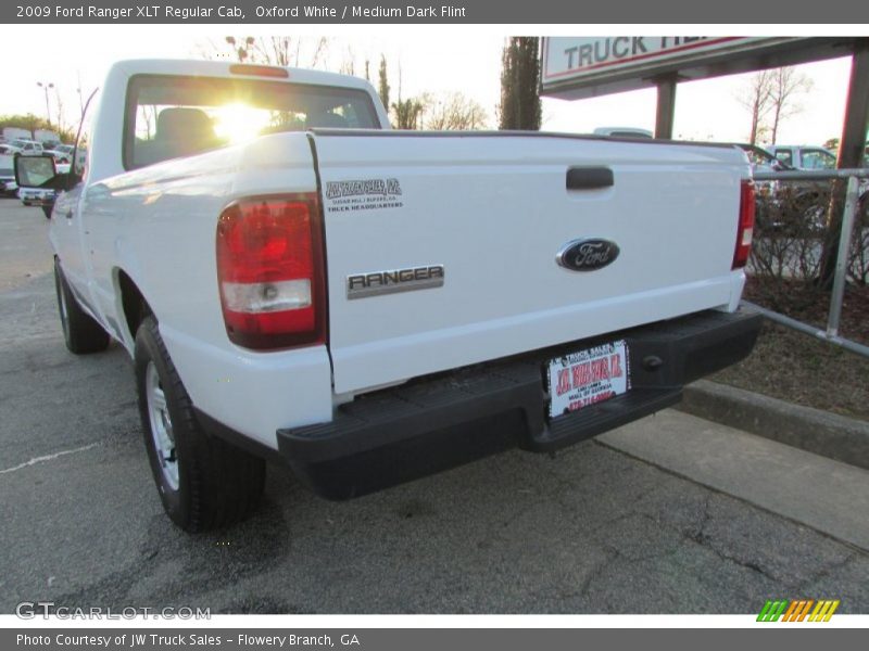 Oxford White / Medium Dark Flint 2009 Ford Ranger XLT Regular Cab