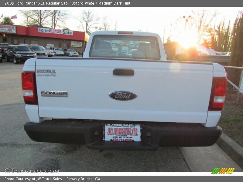 Oxford White / Medium Dark Flint 2009 Ford Ranger XLT Regular Cab