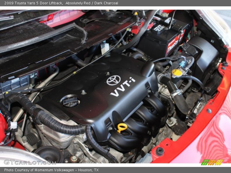 Absolutely Red / Dark Charcoal 2009 Toyota Yaris 5 Door Liftback