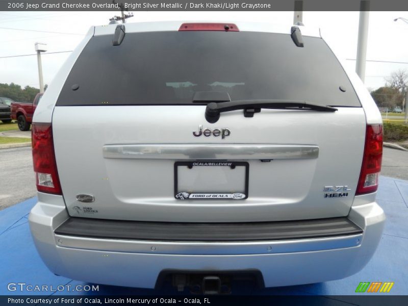 Bright Silver Metallic / Dark Khaki/Light Graystone 2006 Jeep Grand Cherokee Overland