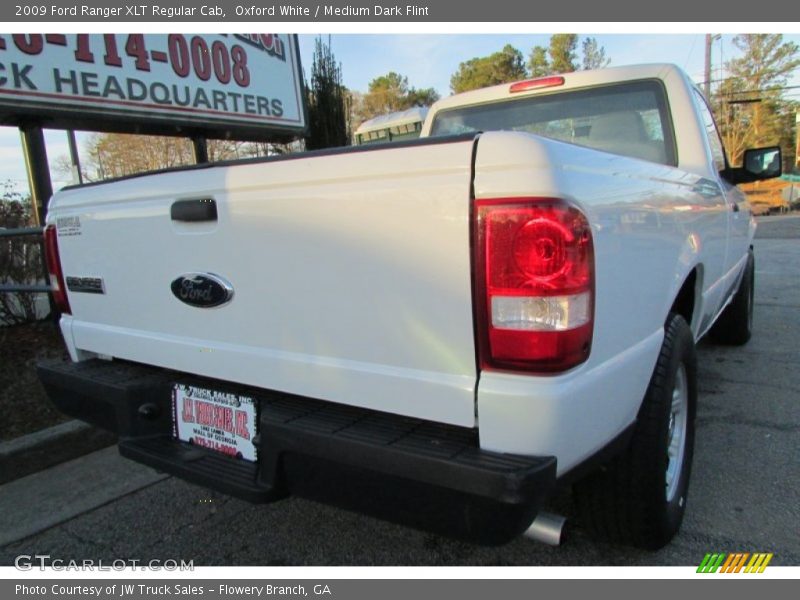 Oxford White / Medium Dark Flint 2009 Ford Ranger XLT Regular Cab