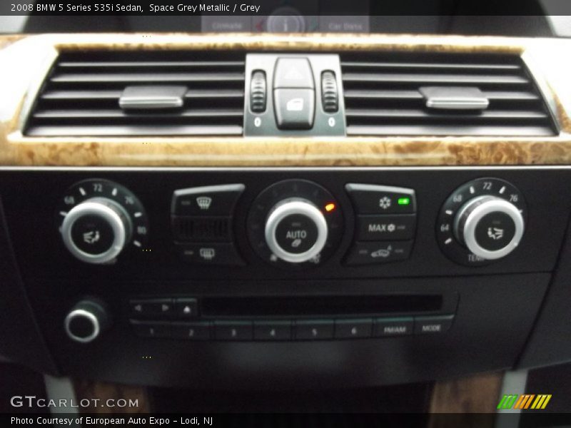 Space Grey Metallic / Grey 2008 BMW 5 Series 535i Sedan