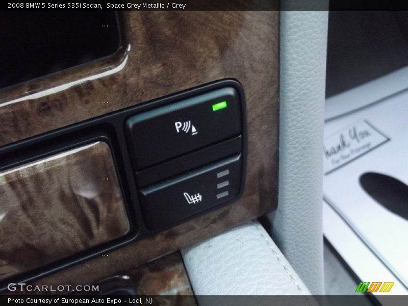 Space Grey Metallic / Grey 2008 BMW 5 Series 535i Sedan