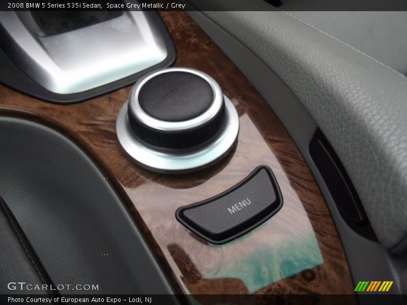 Space Grey Metallic / Grey 2008 BMW 5 Series 535i Sedan