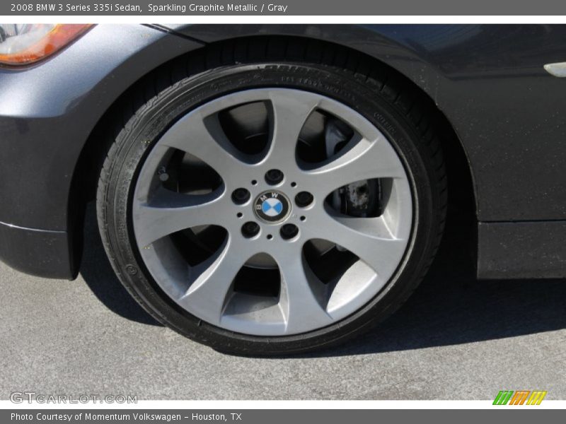 Sparkling Graphite Metallic / Gray 2008 BMW 3 Series 335i Sedan