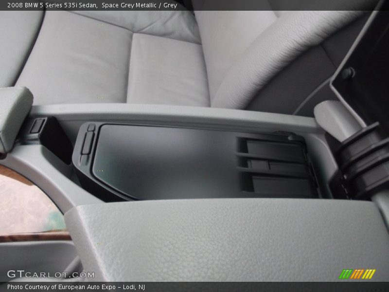 Space Grey Metallic / Grey 2008 BMW 5 Series 535i Sedan