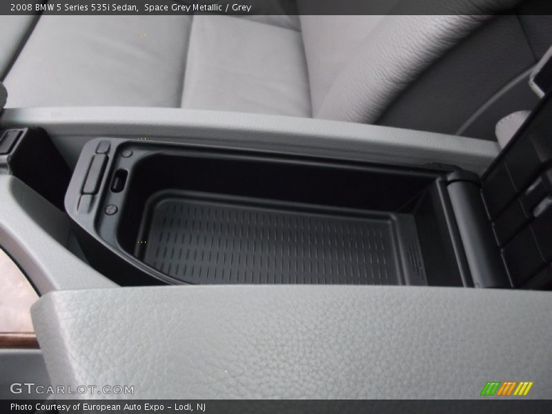 Space Grey Metallic / Grey 2008 BMW 5 Series 535i Sedan