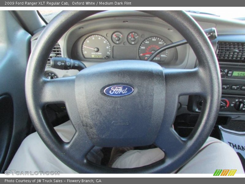 Oxford White / Medium Dark Flint 2009 Ford Ranger XLT Regular Cab