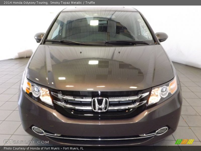 Smoky Topaz Metallic / Truffle 2014 Honda Odyssey Touring