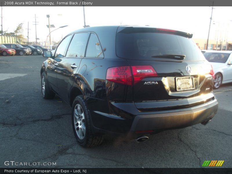 Formal Black / Ebony 2008 Acura MDX Technology