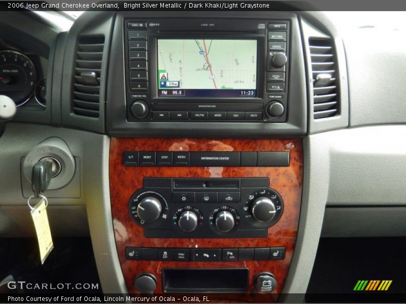 Bright Silver Metallic / Dark Khaki/Light Graystone 2006 Jeep Grand Cherokee Overland