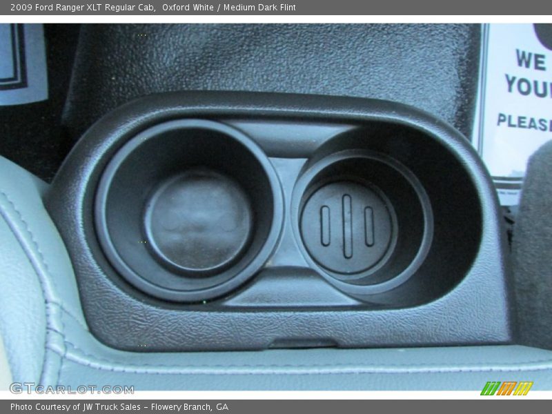 Oxford White / Medium Dark Flint 2009 Ford Ranger XLT Regular Cab