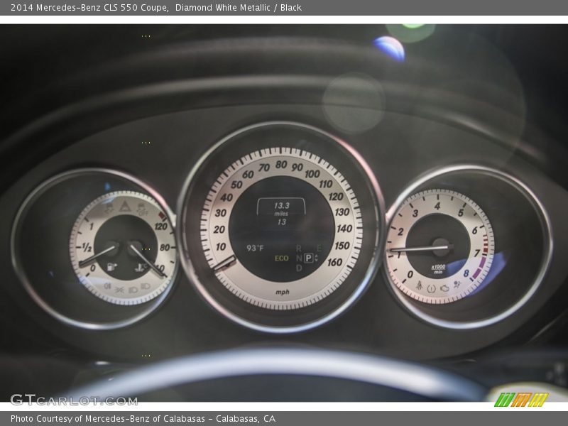 Diamond White Metallic / Black 2014 Mercedes-Benz CLS 550 Coupe