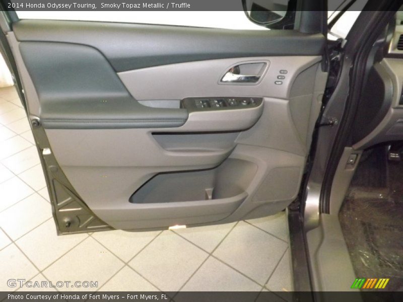 Smoky Topaz Metallic / Truffle 2014 Honda Odyssey Touring