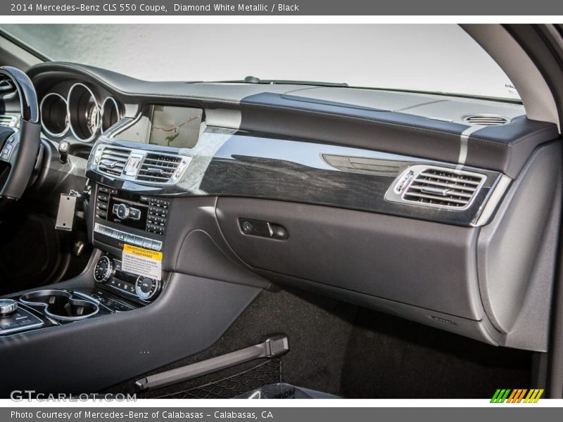 Diamond White Metallic / Black 2014 Mercedes-Benz CLS 550 Coupe