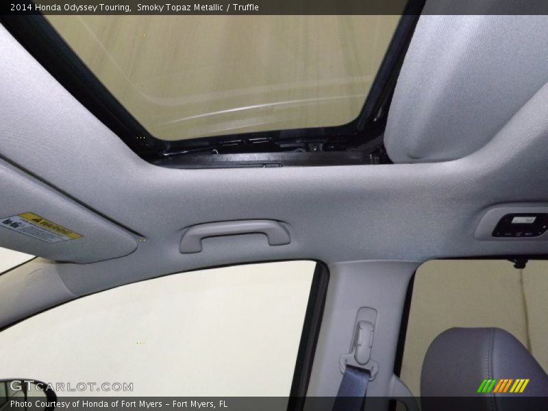 Smoky Topaz Metallic / Truffle 2014 Honda Odyssey Touring