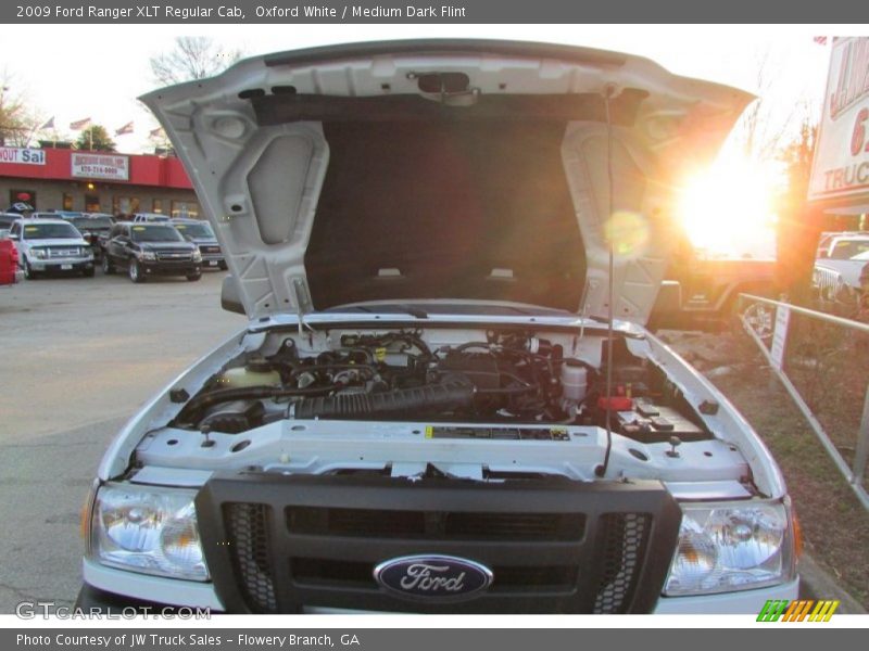 Oxford White / Medium Dark Flint 2009 Ford Ranger XLT Regular Cab