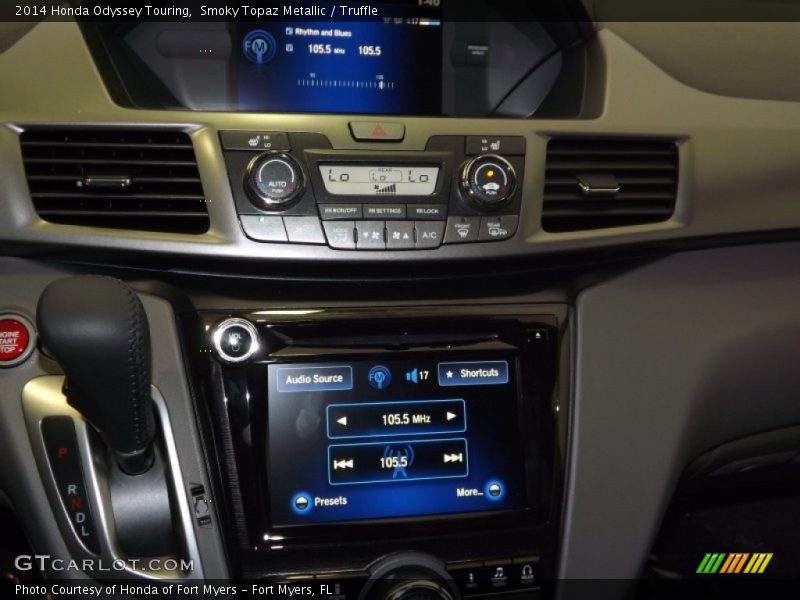 Smoky Topaz Metallic / Truffle 2014 Honda Odyssey Touring