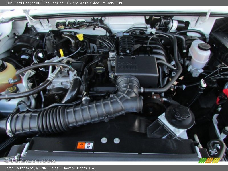 Oxford White / Medium Dark Flint 2009 Ford Ranger XLT Regular Cab