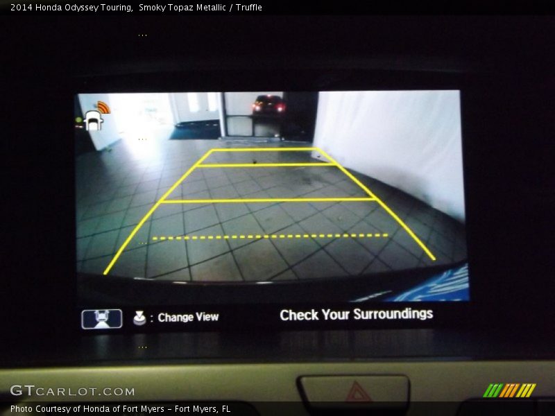 Smoky Topaz Metallic / Truffle 2014 Honda Odyssey Touring