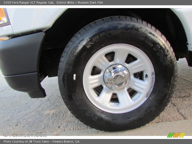 Oxford White / Medium Dark Flint 2009 Ford Ranger XLT Regular Cab