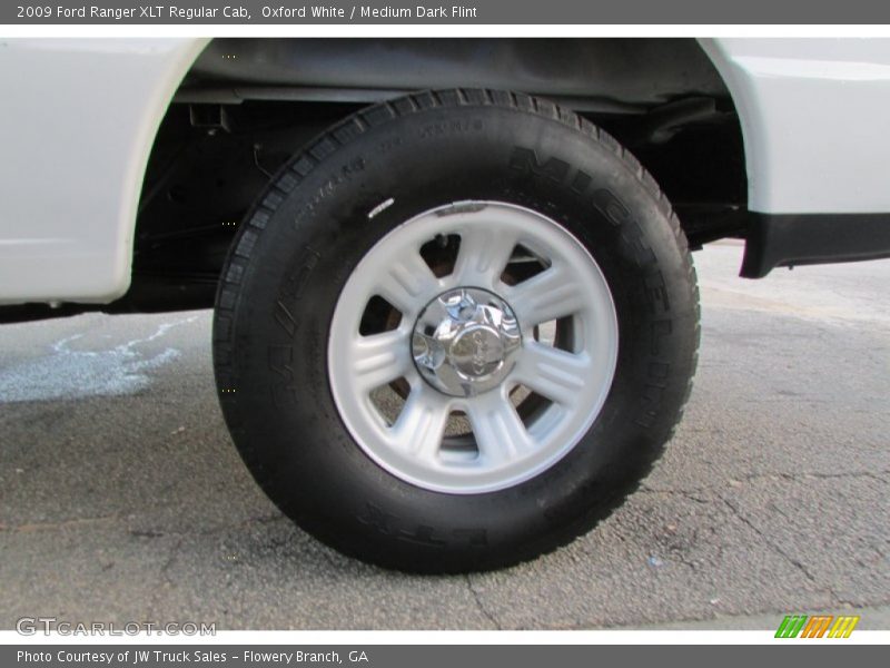 Oxford White / Medium Dark Flint 2009 Ford Ranger XLT Regular Cab