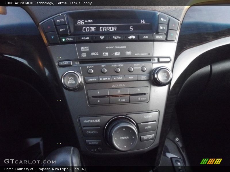 Formal Black / Ebony 2008 Acura MDX Technology