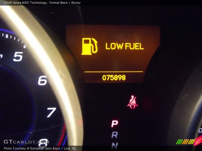 Formal Black / Ebony 2008 Acura MDX Technology