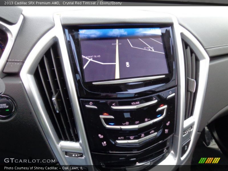 Crystal Red Tintcoat / Ebony/Ebony 2013 Cadillac SRX Premium AWD