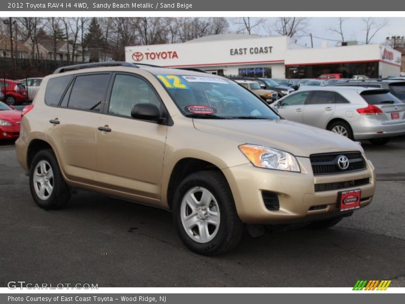Sandy Beach Metallic / Sand Beige 2012 Toyota RAV4 I4 4WD