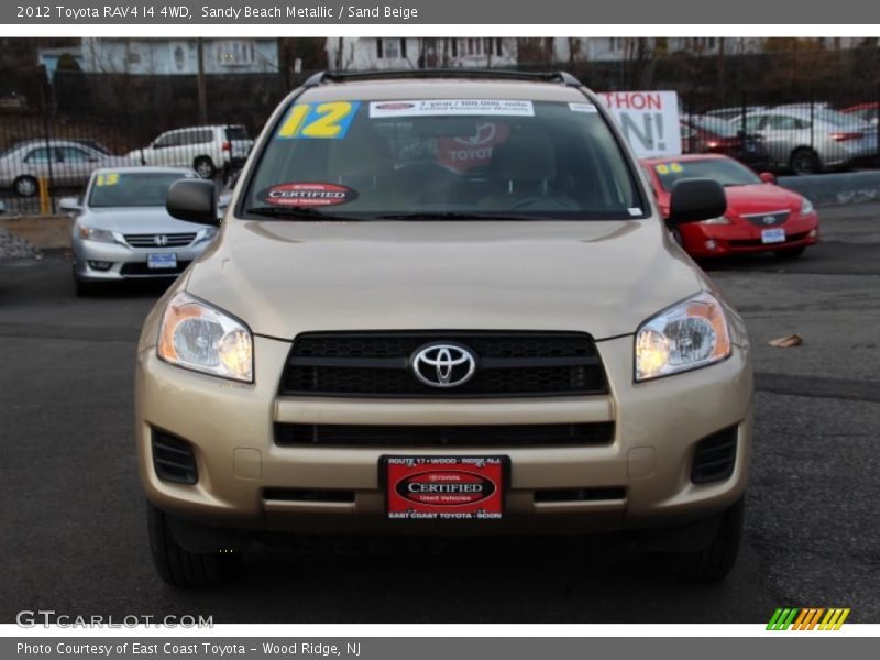 Sandy Beach Metallic / Sand Beige 2012 Toyota RAV4 I4 4WD