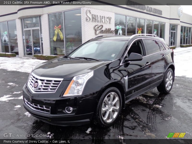 Black Raven / Ebony/Ebony 2013 Cadillac SRX Premium AWD
