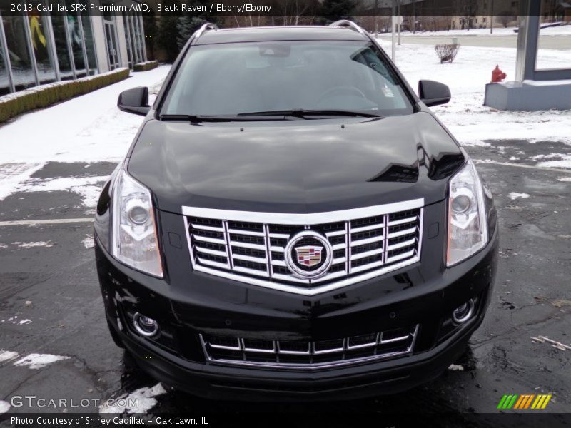 Black Raven / Ebony/Ebony 2013 Cadillac SRX Premium AWD