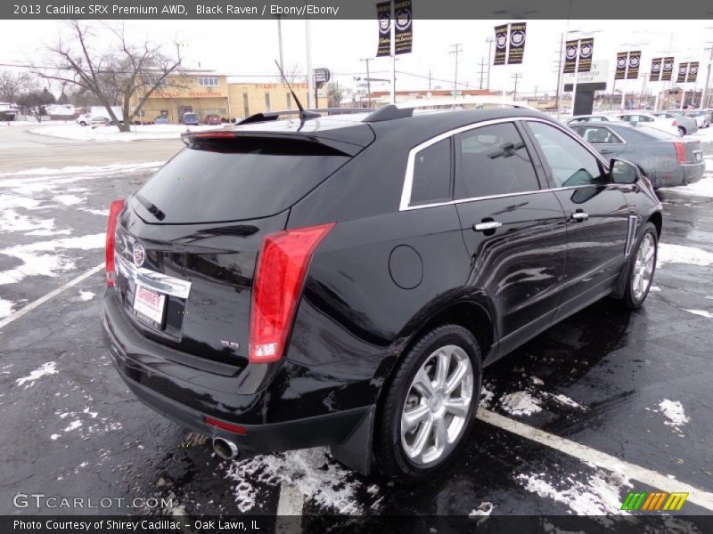 Black Raven / Ebony/Ebony 2013 Cadillac SRX Premium AWD
