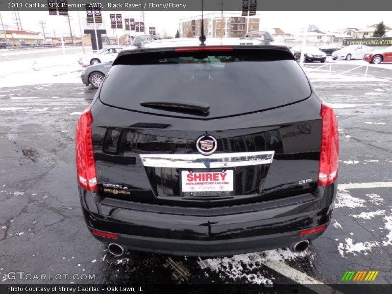 Black Raven / Ebony/Ebony 2013 Cadillac SRX Premium AWD