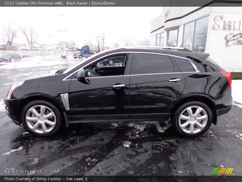 Black Raven / Ebony/Ebony 2013 Cadillac SRX Premium AWD