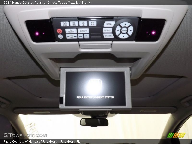 Smoky Topaz Metallic / Truffle 2014 Honda Odyssey Touring