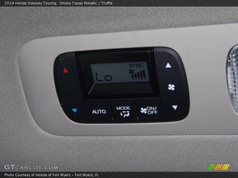 Smoky Topaz Metallic / Truffle 2014 Honda Odyssey Touring